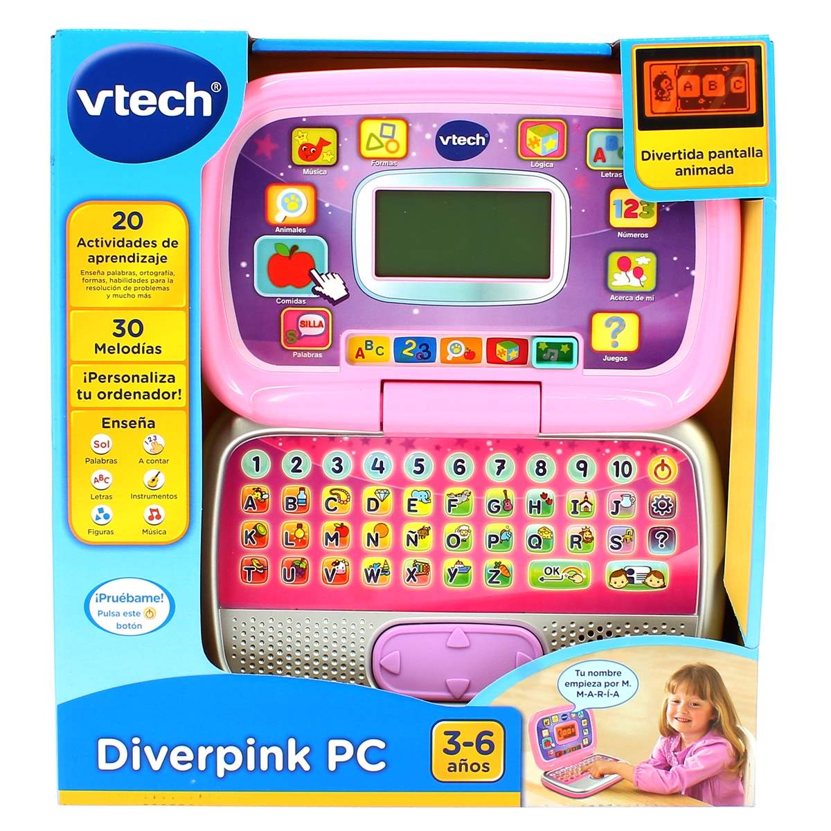 Diverpink PC Ordenador Educativo