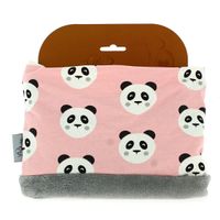 Braga Cuello Polar Panda Rosa