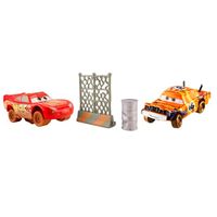 Cars 3 Pack 2 Coches Locos Pushover y Rayo McQueen