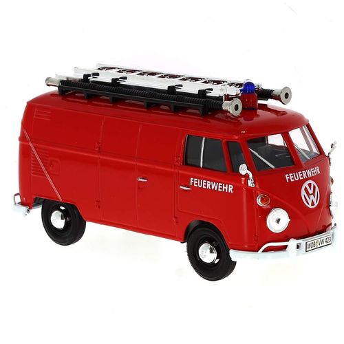 Miniatura Volkswagen Van FEUERWEHR 1:24