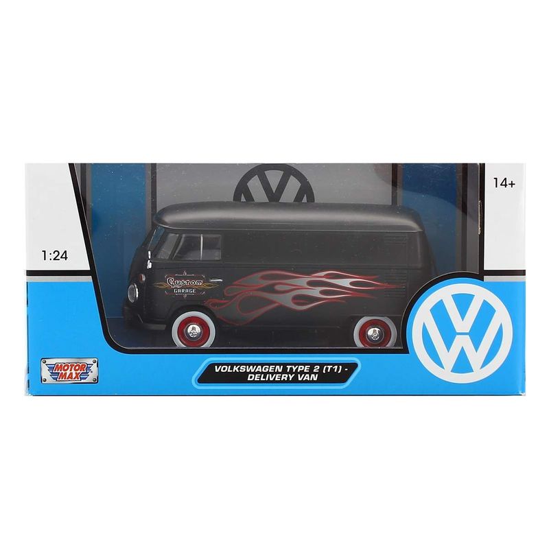 Mniatura-Volkswagen-Van-Negra-Llamas-1-24_2