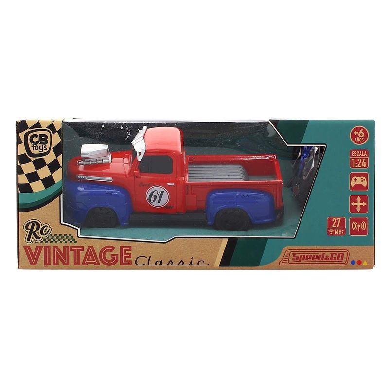 Pick-Up-American-Vintage-Roja-R-C-a-Escala-1-24_3