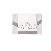 Tríptico sábanas 140x80  Nuit Gris