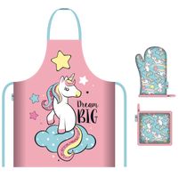 Set Delantal Unicornio Infantil