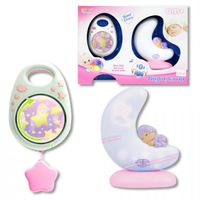 Lámpara Luna con Mando Rosa