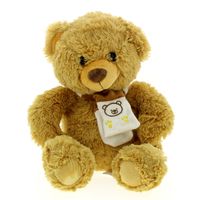 Peluche Oso con Bufanda Crema 40cm