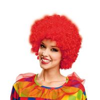 Peluca Rizada Roja