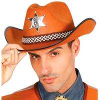 Sombrero Sheriff Marrón