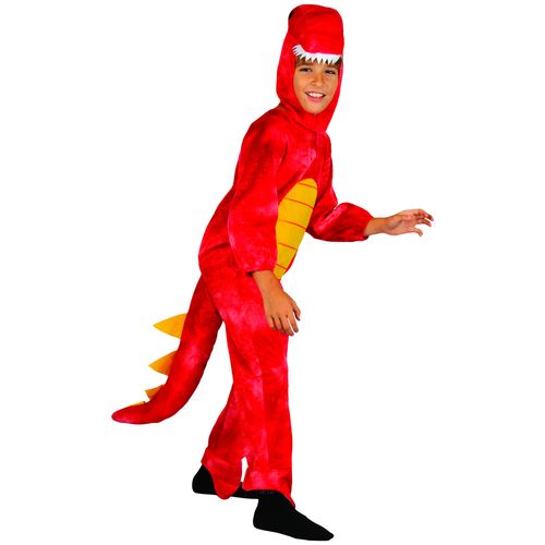 Disfraz Dinosaurio Rojo Niño