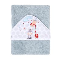 Capa Baño Jirafa Gris