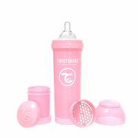 Biberón Anti-Cólicos 330 Ml Rosa Pastel