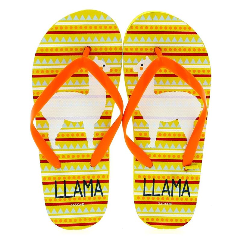 Chanclas-Llama-Amarillas
