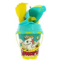 Cubo de Playa Unicornio con Accesorios