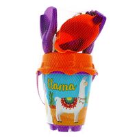 Cubo de Playa Llama con Accesorios