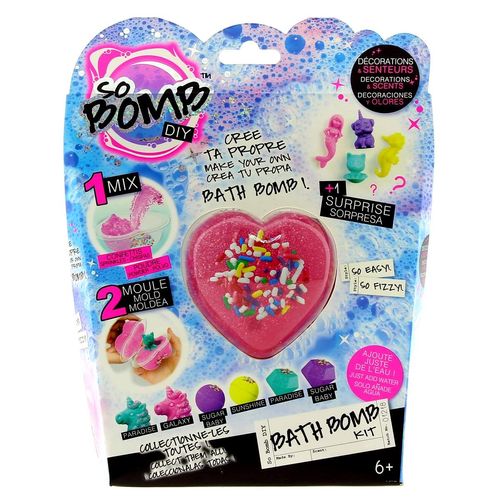 Kit Bomba de Baño Corazón Rosa