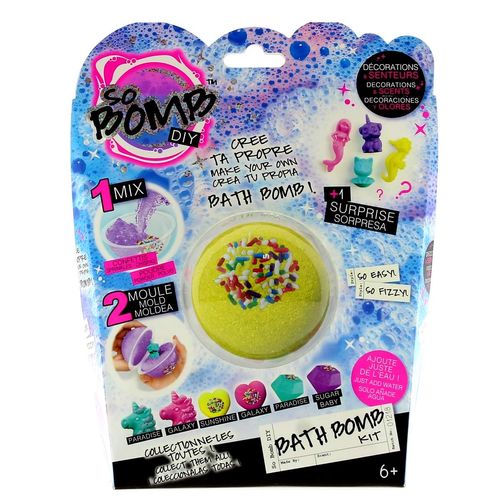 Kit Bomba de Baño Bola Amarilla