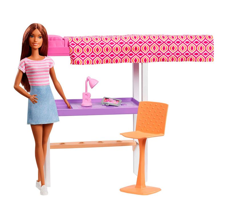 Barbie Set de Muebles Oficina Drim