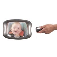 Espejo trasero Xl con luz y mando
