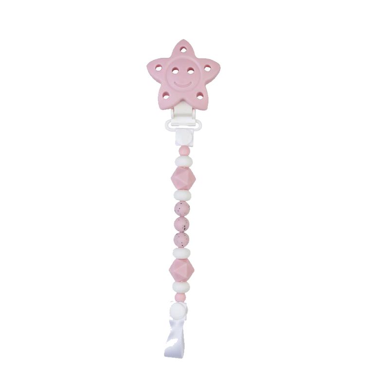 Cadena-Portachupete-Silicona-Estrella-Rosa