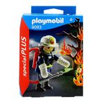 Playmobil-Special-Plus-Bombero-con-Arbol-en-Llamas