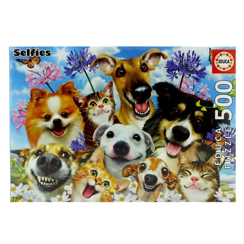 Puzzle-Mascotas-Selfie-500-Piezas