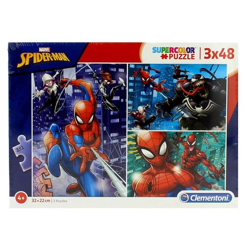 Spiderman Puzzle 3x48 Piezas