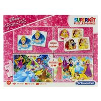 Princesas Disney Puzzle 2x30 Dominó y Memory