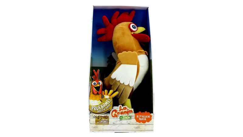 Peluche Musical La Granja De Zenón Gallo Bartolito De 20cm