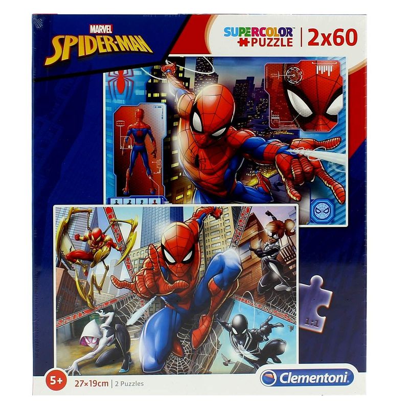 Spiderman-Puzzle-2x60-Piezas