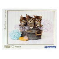 Puzzle Gatitos en el Baño 500 Piezas