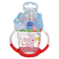 Taza con asas y boquilla silicona 270 Ml Peppa Pig
