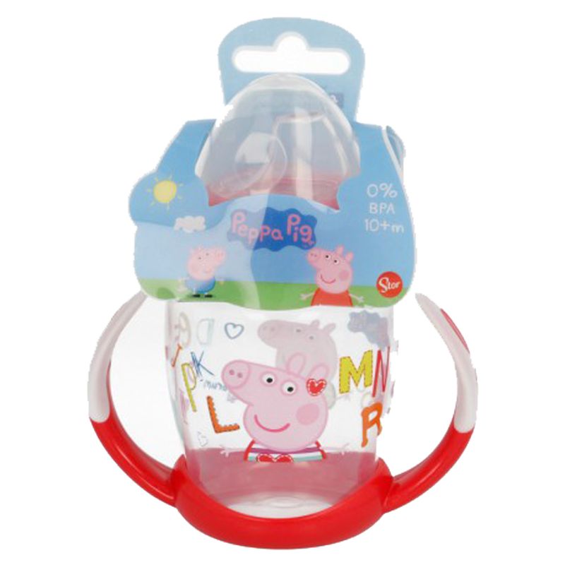 Taza-con-asas-y-boquilla-silicona-270-Ml-Peppa-Pig