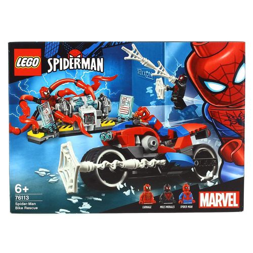 Lego Super Heroes Rescate en Moto de Spider-Man