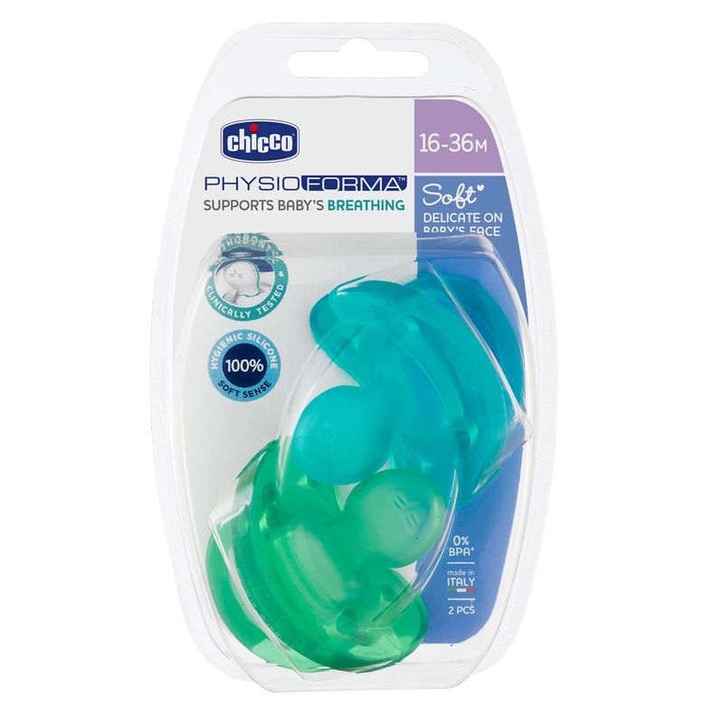 Pack-2-Chupetes-Physio-Soft-silicona--16-m-Verde_1