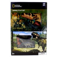 National Geographic Animales y Dinosaurios 40 Pzs