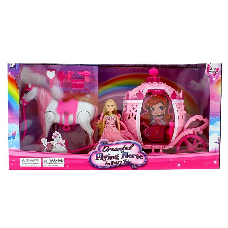 Muñeca-Fashion-Set-Carruaje-con-Sonidos-y-Luz