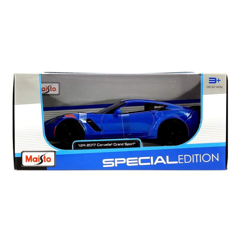 Coche-Miniatura-Corvette-Azul-a-Escala-1-24_1