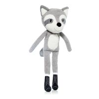 Peluche de Mapache patas largas
