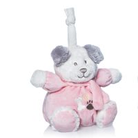 Perrito Tomy musical rosa