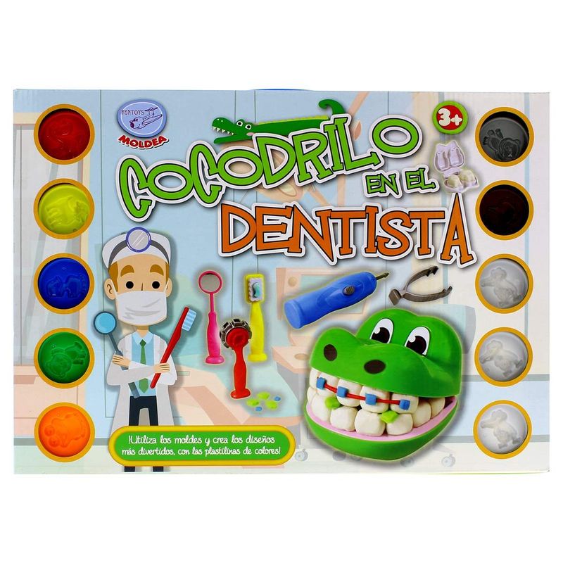 Juego-Plastilina-Cocodrilo-en-el-Dentista