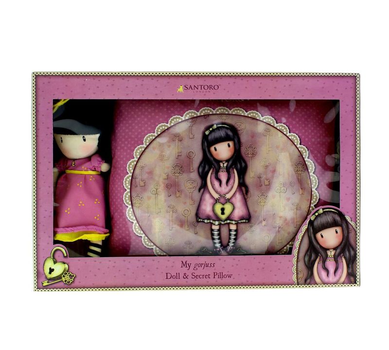 Gorjuss Set Regalo Muneca y Cojin Secreto Drim