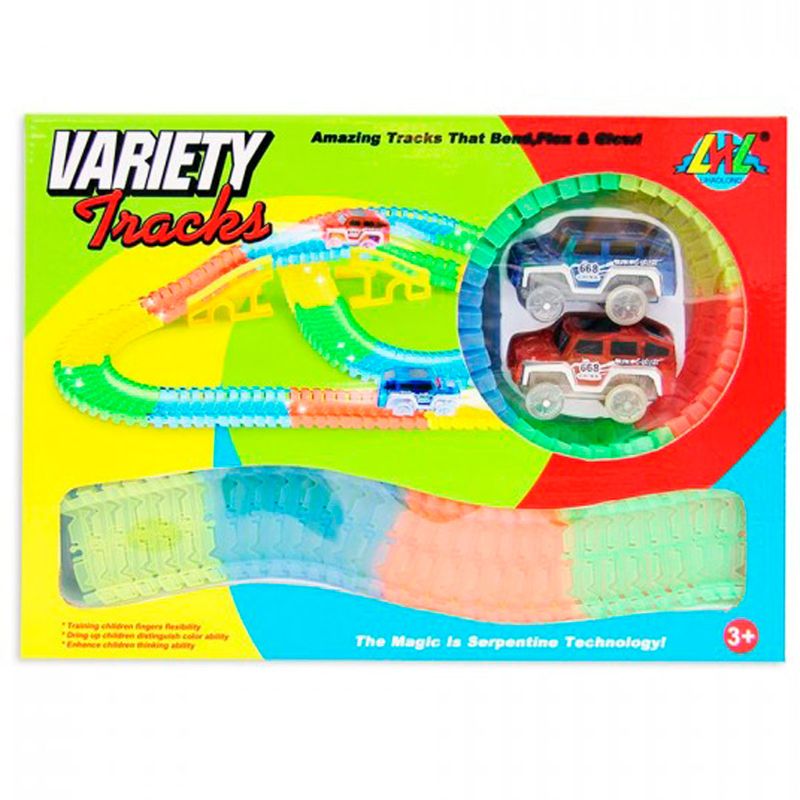 Pista-con-Luz-y-2-Coches