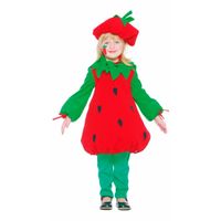 Disfraz Fresita 3-4 Años