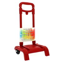Carro Portamochila Plegable Rojo