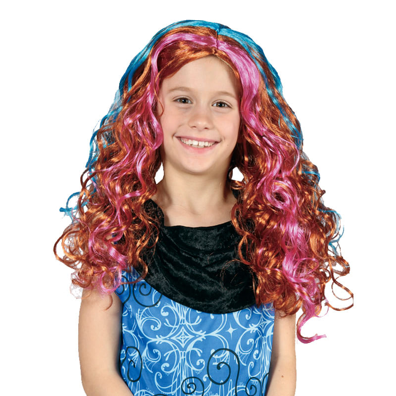 Peluca-Larga-Rizada-Multicolor-Infantil