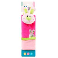 Protector cincuton con peluche rosa