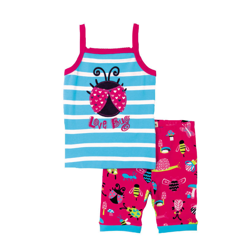 Pijama-Nena-manga-corta-2-piezas