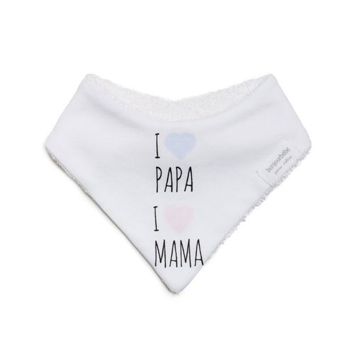 Babero Bandana Papa Mama Soft