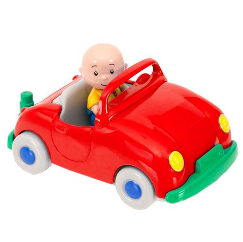 Caillou Vehículo Pull Back Rojo