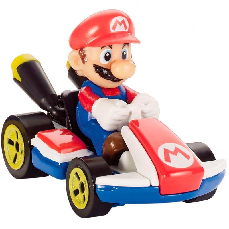 Hot-Wheels-Vehiculo-Mario-Kart-Surtido